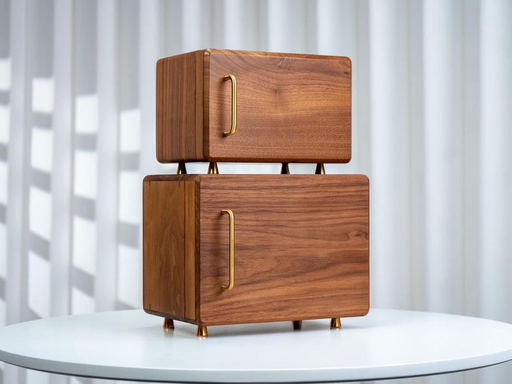 2025 Unique Mother's Day Gift, Solid Wooden Jewelry Box with drawers, Custom engraved jewelry organizer