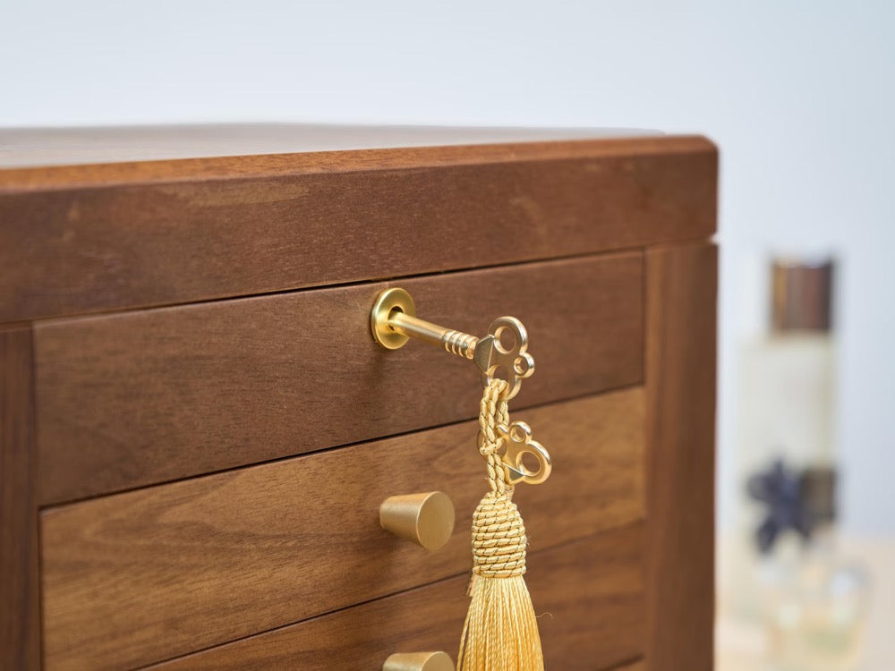 Unique Jewelry Box, Custom Large Jewelry Organizer, Handmade Birthday Gift for her, Bridesmaid Gift Idea