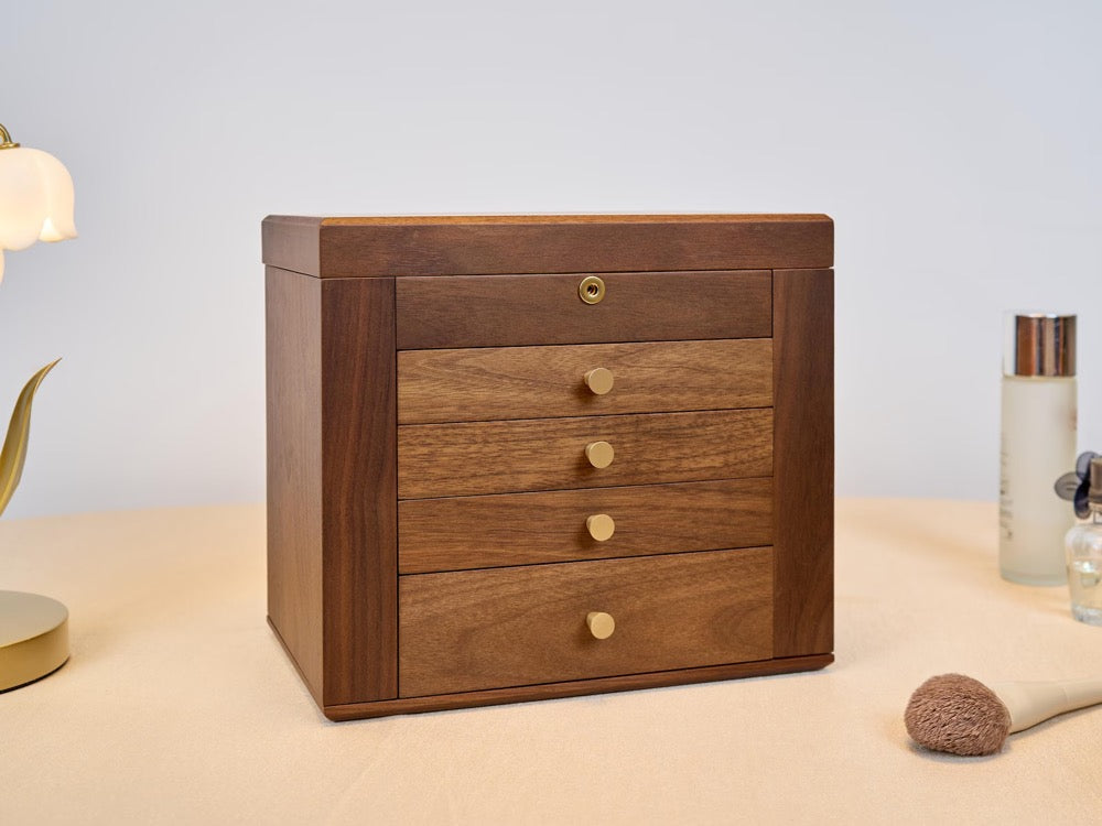 Unique Jewelry Box, Custom Large Jewelry Organizer, Handmade Birthday Gift for her, Bridesmaid Gift Idea